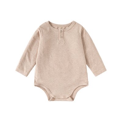 婴儿连体衣春款天竹蚕丝哈衣爬服