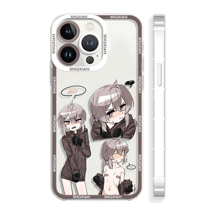 M200少女前线iqooz10纯欲风天使眼红米k80e手机壳苹果16二次元xr适用于iPhone13荣耀400小米15华为p70vivos20