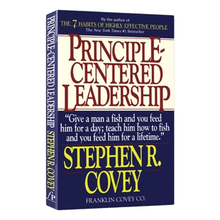 英文原版 Principle Centered Leadership 高效能人士的领导准则 英文版 进口英语原版书籍