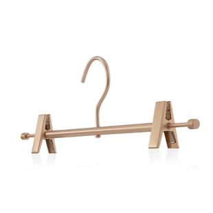 金属伸缩铝合金衣架家用挂衣裤架裤夹无痕防滑多功能衣柜内衣收纳