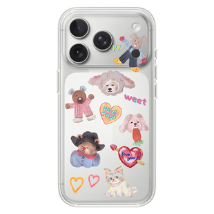 牛仔兔子适用于苹果17PROMAX透明手机壳硅胶可爱iPhone16PROMAX情侣15PRO卡通14VIVOOPPO13动漫12华为小米