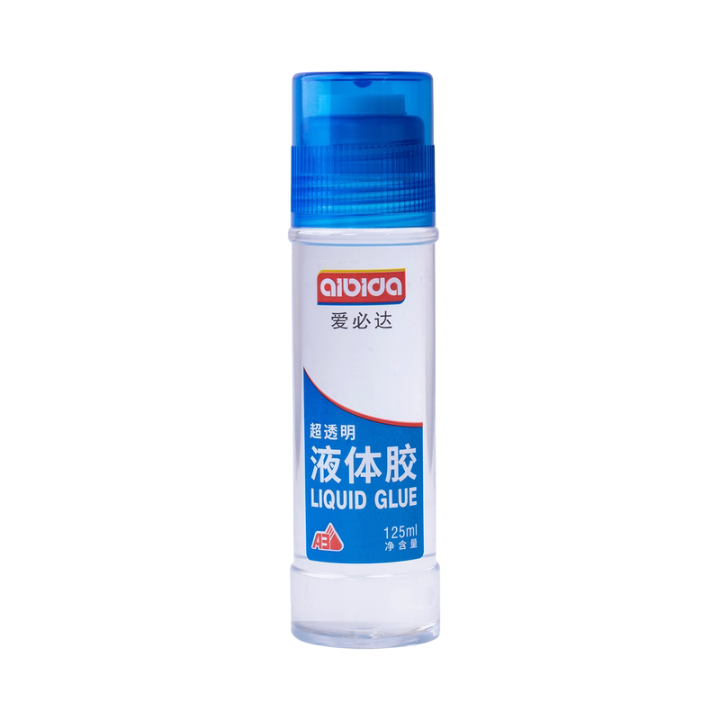 爱必达透明液体胶水学生专用胶儿童手工胶diy史莱姆水晶泥材料财务大容量办公用品强力胶学生高粘多功能文具