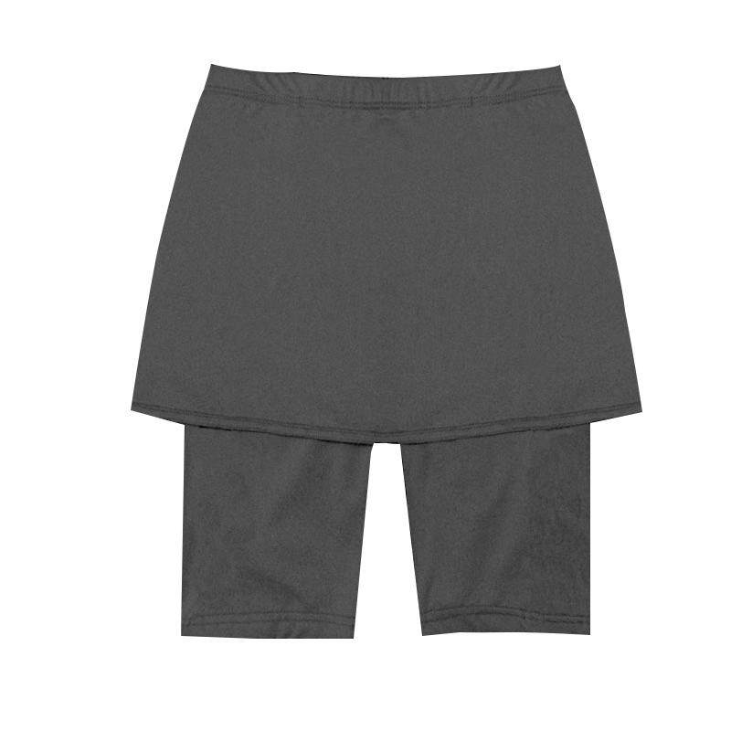 佩琪酷羽毛球服女款五分裤假两件