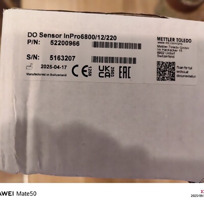 议价梅特勒电极InPro6800/120/220全新未使用，2025年4月份日期。