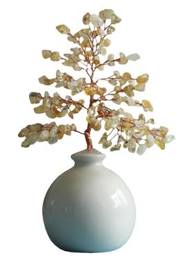 水晶招财简约桌面手工摆件礼盒装