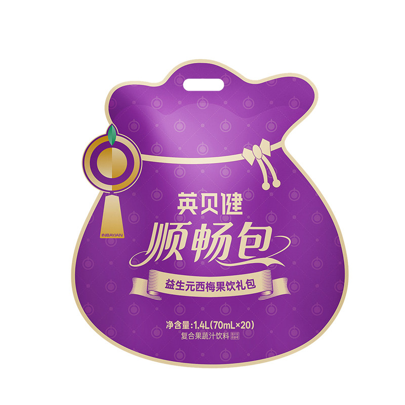 英贝健益生元西梅汁大餐救星浓缩果蔬汁饮料旗舰店大礼包70ml*20