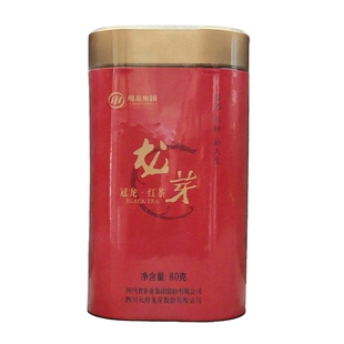 四川茶集团红茶特级浓香型罐装天府龙芽午后功叙府工夫2025新茶叶