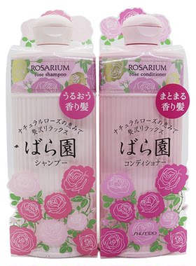 甄选 日本资生堂玫瑰园香氛洗发水/护发素/沐浴露 300ml