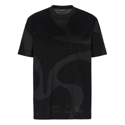 阿玛尼男士丝光棉短袖T恤