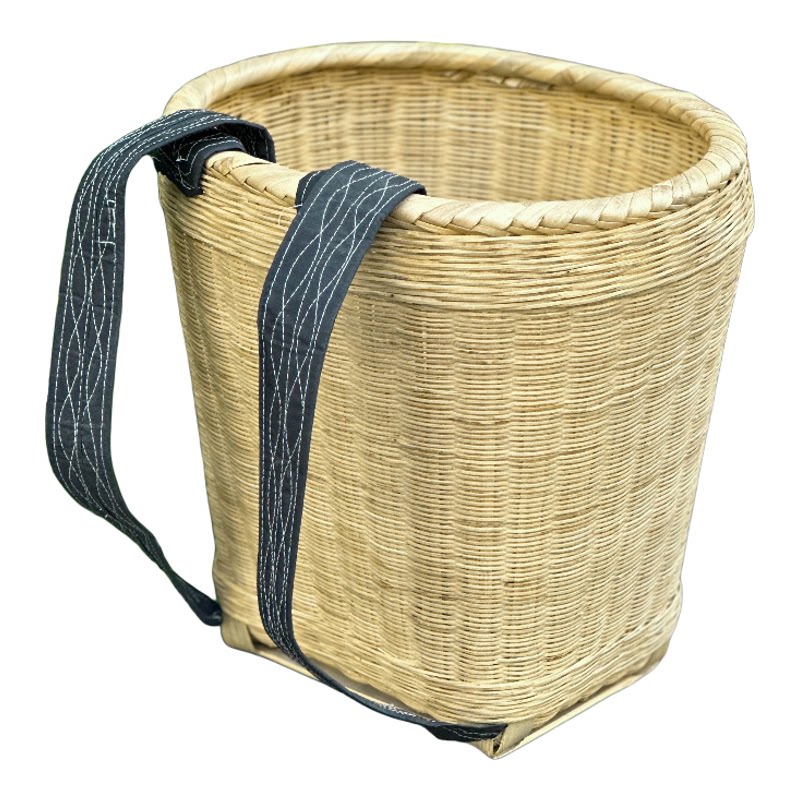 背篓竹编农用家用手工编制背篼背箩筐道具古风竹筐竹制品竹编篮子