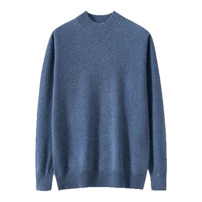 半高领纯山羊绒绒衫男款商务休闲