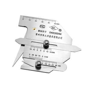 驿沁焊缝检测尺焊接检验测尺焊脚尺角焊缝规焊接测量尺坡口角度尺