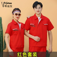 Красный комплект, короткий рукав