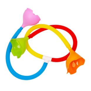 幼儿园传声筒科学区角活动声音的传播实验传话筒手工教具制作材料