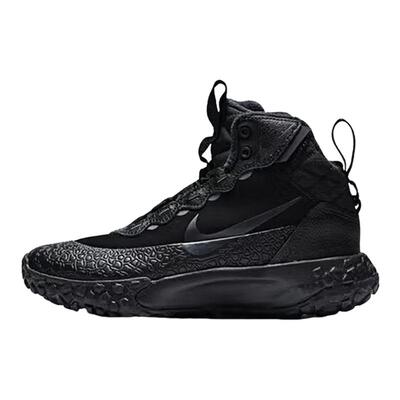 Nike耐克女鞋雪地靴高帮冬黑色男大童户外厚底加绒棉鞋IH7683-001