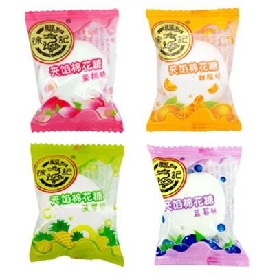 徐福记水果味软糖棉花糖500g夹心