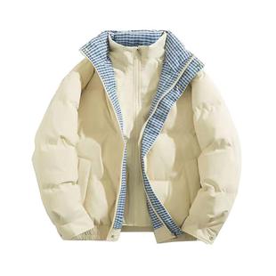 【敖瑞鹏代言】Genio Lamode冬季潮牌立领外套情侣宽松加厚棉衣