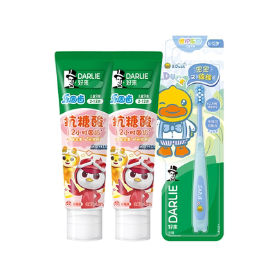 好来乐固齿儿童牙膏清新防龋