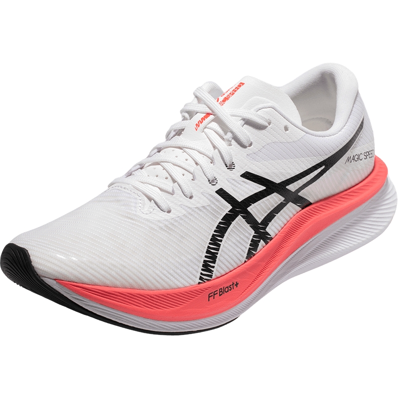 ASICS亚瑟士男鞋MAGIC SPEED 3回弹透气竞速碳板跑鞋1011B703-001