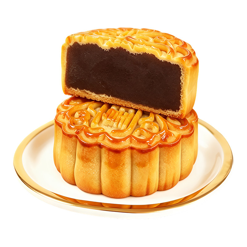 皇双皇酒家红豆沙广州月饼糕点
