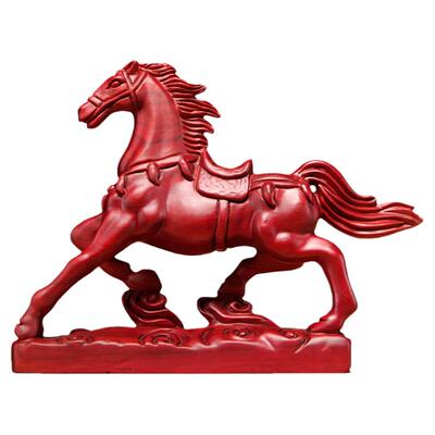 红花梨雕刻摆件开业工艺品