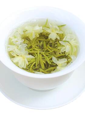 四川蒙顶.飘雪茉莉花茶