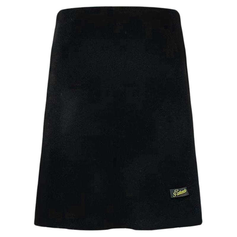 [新品]ECHOADE 张弛有度利落剪裁优雅高级线条感羊毛A字半身裙