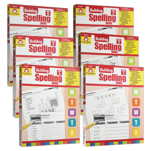 Evan-Moor Building Spelling Skills TE 成材系列 拼写技能 美国加州教辅evanmoor 英语单词拼写 英文词汇练习一年级到六年级儿童