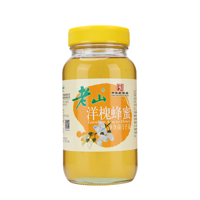 老山洋槐蜂蜜1000g纯正天然野生槐花正品官方旗舰店儿童孕妇