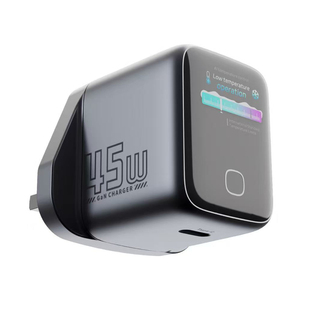 45W氮化镓充电器智能数显typec快充头适用于iPhone17pro华为安卓手机平板pd快充头英规充电器港版快充充电头