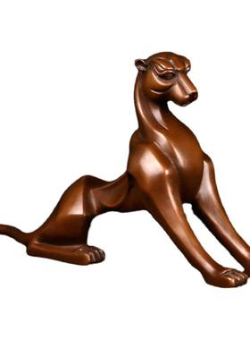 摆设紫铜抽象派古典风书房摆件