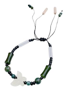 新中式蝴蝶竹节手链女