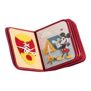 迪士尼婴儿布书撕撕书早教玩具宝宝忙碌书可啃咬撕不烂一周岁礼物