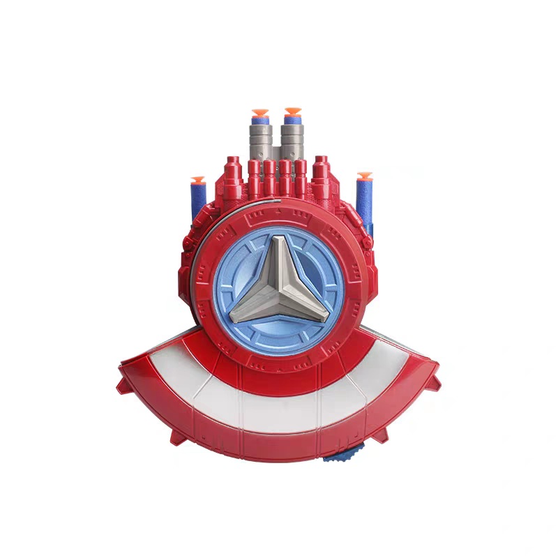 美国之队长盾牌发射器双模式变形玩具发光面具披风软弹玩具男礼物