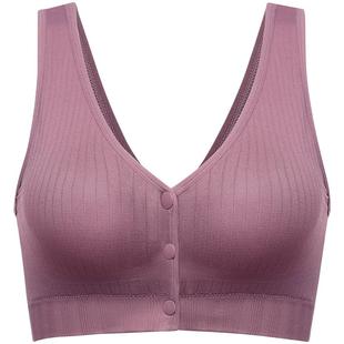 哺乳内衣防下垂聚拢产后喂奶专用孕期大码前开扣孕妇文胸睡觉可穿