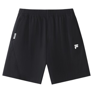 FILA FUSION斐乐短裤男士夏季新款梭织五分裤凉感干爽跑步运动裤