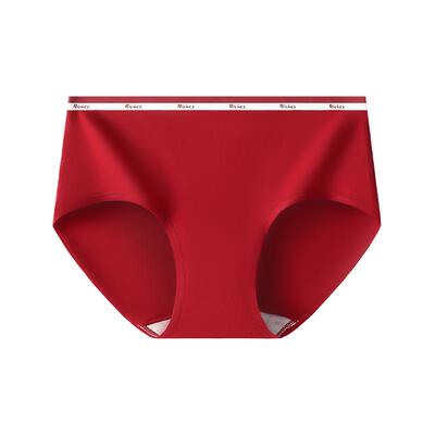 莫妮朵好运锦鲤红纯棉抑菌三角裤