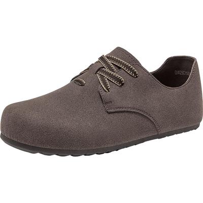 大东2025春季新款平底中跟系带鞋