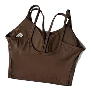 洋白菜绝美瑜伽服套装女2025新款高级感美背健身背心普拉提上衣