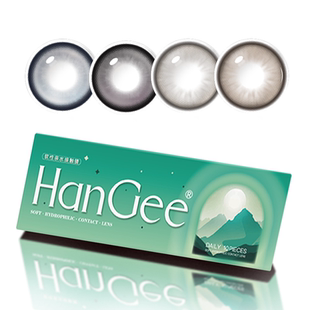 韩姬儿HanGee泪眼芭比美瞳日抛蓝色大直径狗狗眼隐形眼镜次抛10片