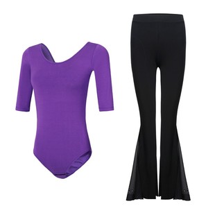 形体礼仪训练服装女成人套装导师模特走秀服舞蹈培训服练功服胸垫