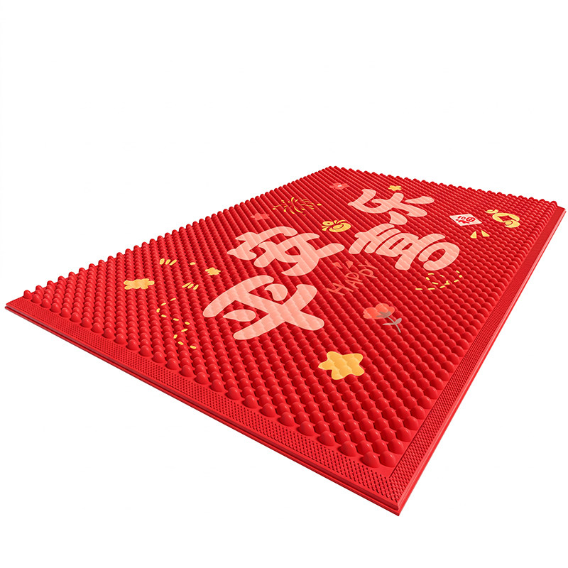 斯美儿入户地垫免洗红色别墅