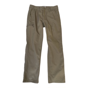 美式咔叽复古风 斜纹水洗牛津布冬季加绒男士防刮耐磨保暖工装裤