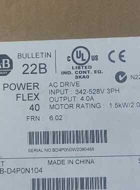 溢价-AB变频器 22B-D4P0N104