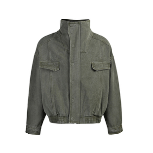 OOTC 「丛林者」立领廓形夹克外套街头复古休闲上衣冬季新款