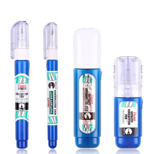 日本进口pentel派通快干修正液无痕涂改液建筑手绘设计美术学生用白色高光笔钢头错题修改消字灵白色修改液