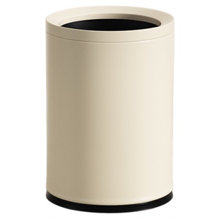 卧室垃圾桶家用客厅无盖轻奢高档厨房卫生间奶油风意式极简高颜值