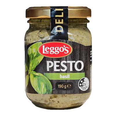 leggos立格仕进口罗勒酱青酱pesto意大利面罗勒青酱即食拌面190g