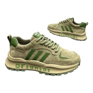 莆田阿甘男鞋冬季休闲跑步运动高级感老爹鞋加绒保暖棉鞋2025新款