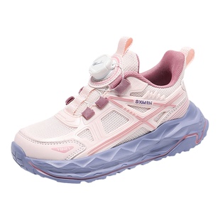 双星女童鞋子2026春秋新款网面透气运动鞋儿童宽脚胖脚休闲跑步鞋